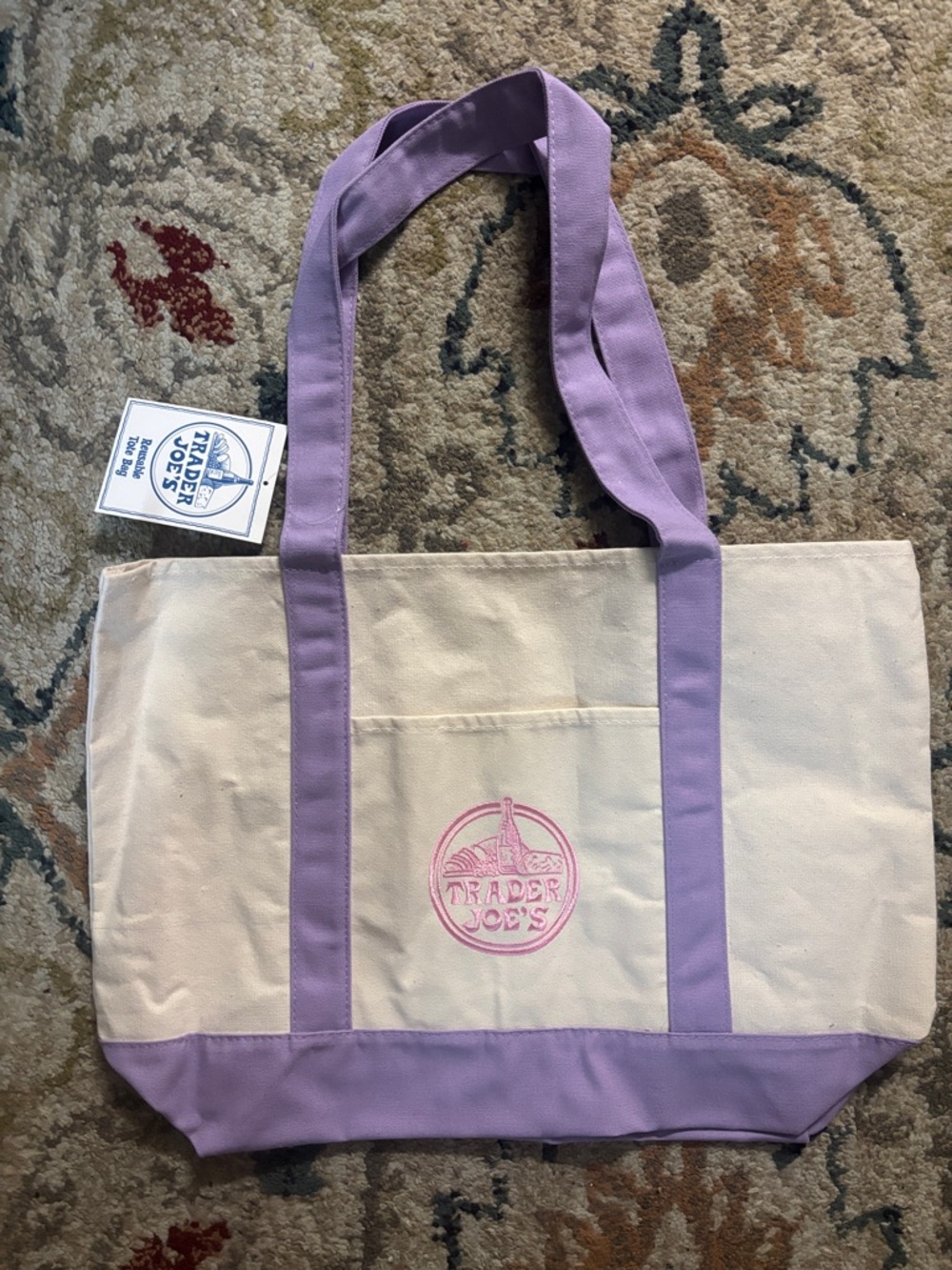 Trader Joe’s Lavender Regular Size Tote